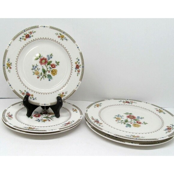 Royal Doulton Kingswood Salad Bread Plate Saucer Lot of 6 pieces - Picture 4 of 9